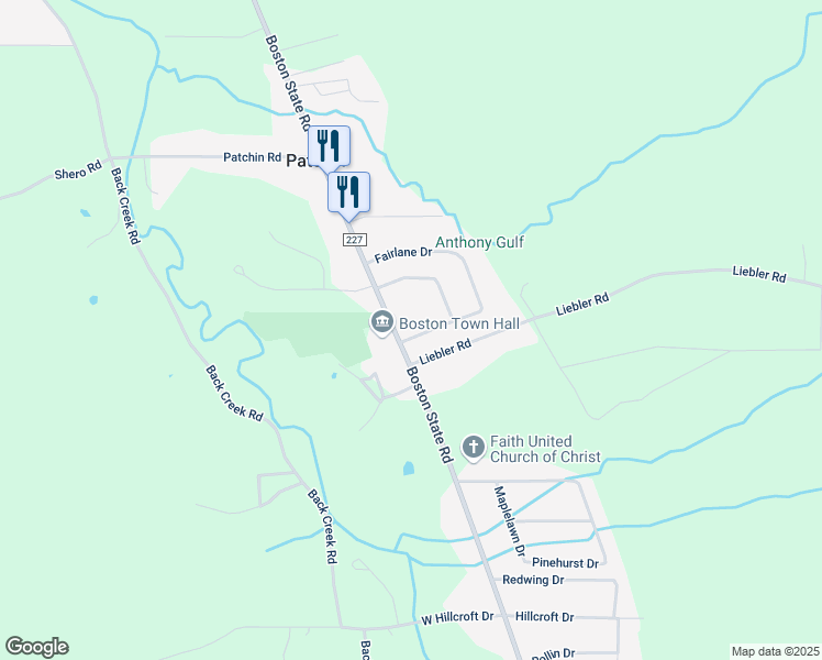 map of restaurants, bars, coffee shops, grocery stores, and more near 6560 Fairlane Drive in Boston