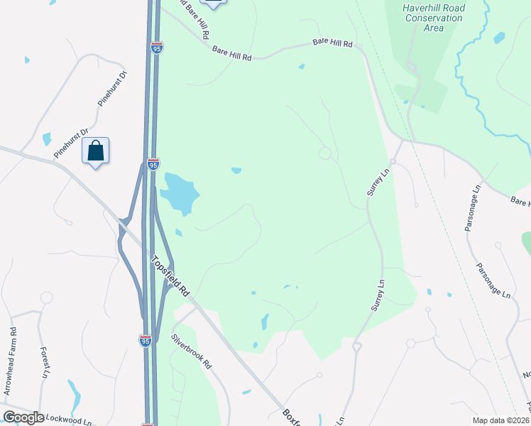 map of restaurants, bars, coffee shops, grocery stores, and more near 39 Joseph Smith Way in Boxford
