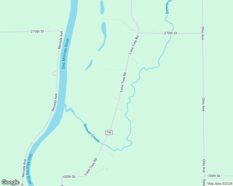 map of restaurants, bars, coffee shops, grocery stores, and more near Lone Tree Road in Badger