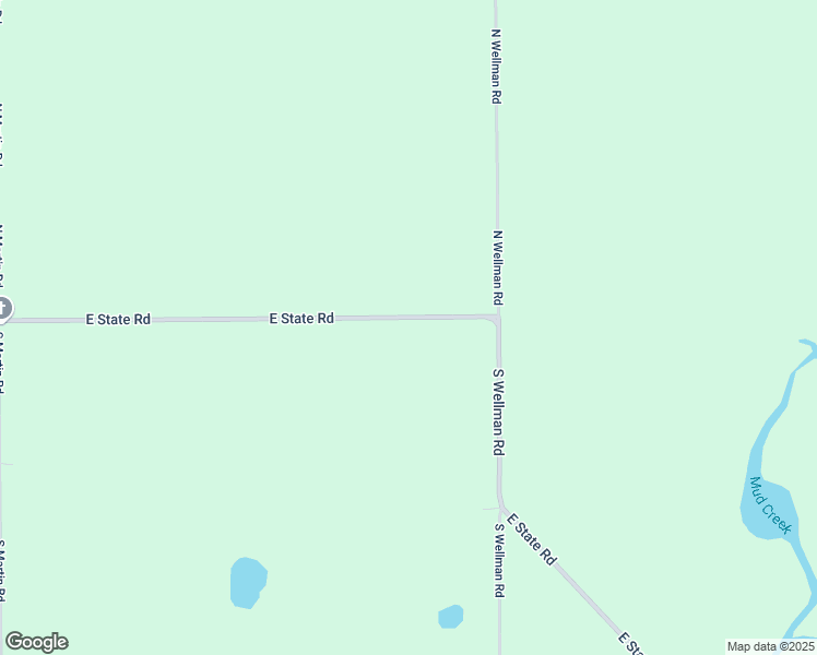 map of restaurants, bars, coffee shops, grocery stores, and more near 6820 East State Road in Woodland
