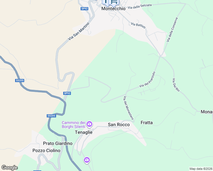 map of restaurants, bars, coffee shops, grocery stores, and more near 20 Via di Carnano in Provincia di Terni