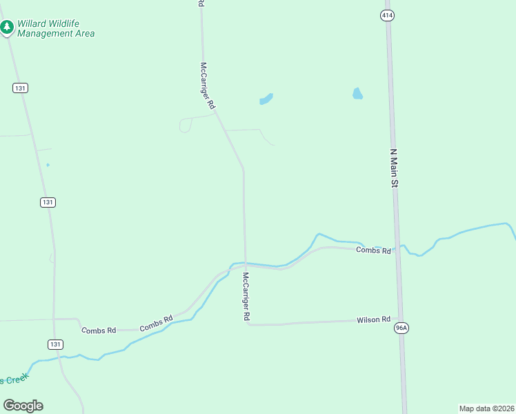 map of restaurants, bars, coffee shops, grocery stores, and more near 7641 McCarriger Road in Ovid