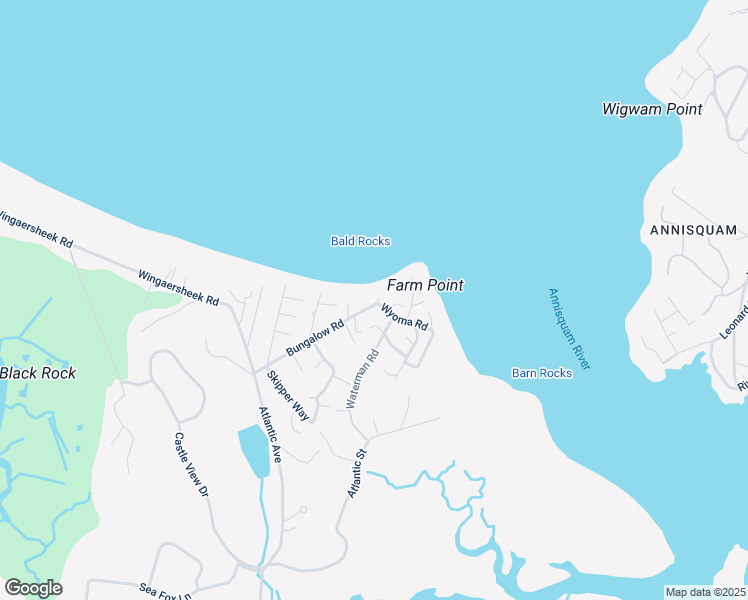 map of restaurants, bars, coffee shops, grocery stores, and more near 6 Wyoma Road in Gloucester