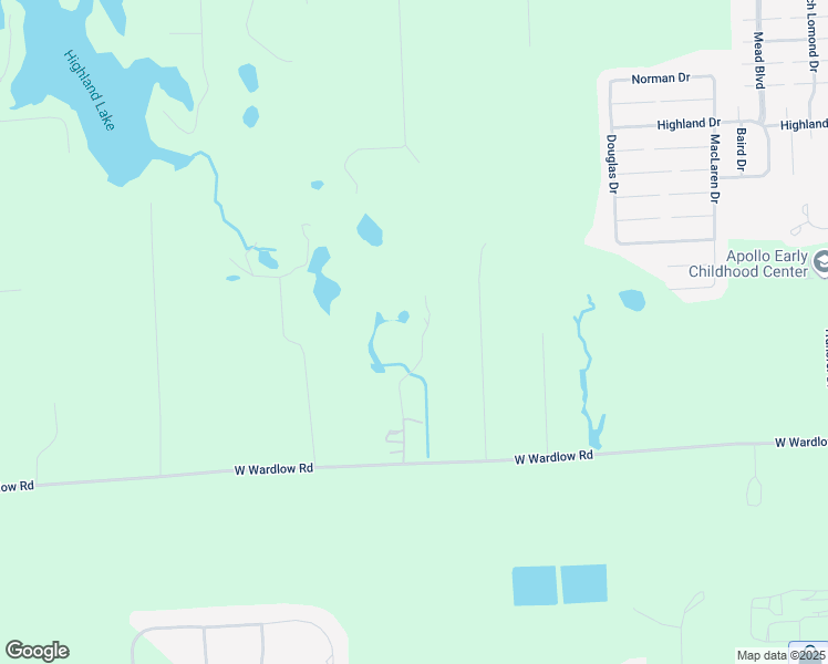 map of restaurants, bars, coffee shops, grocery stores, and more near 1460 W Wardlow Rd in Highland