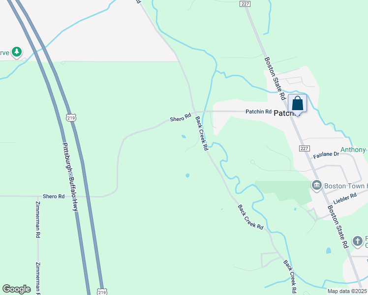 map of restaurants, bars, coffee shops, grocery stores, and more near 8326A Back Creek Road in Boston