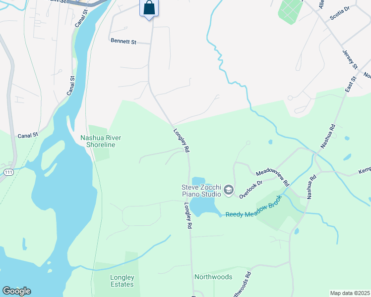 map of restaurants, bars, coffee shops, grocery stores, and more near 659 Longley Road in Groton