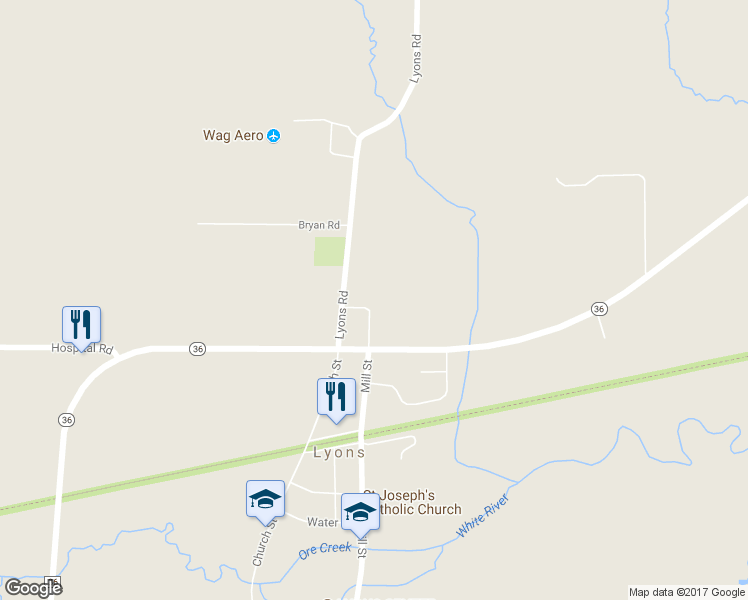 map of restaurants, bars, coffee shops, grocery stores, and more near 6042 Mill Street in Burlington