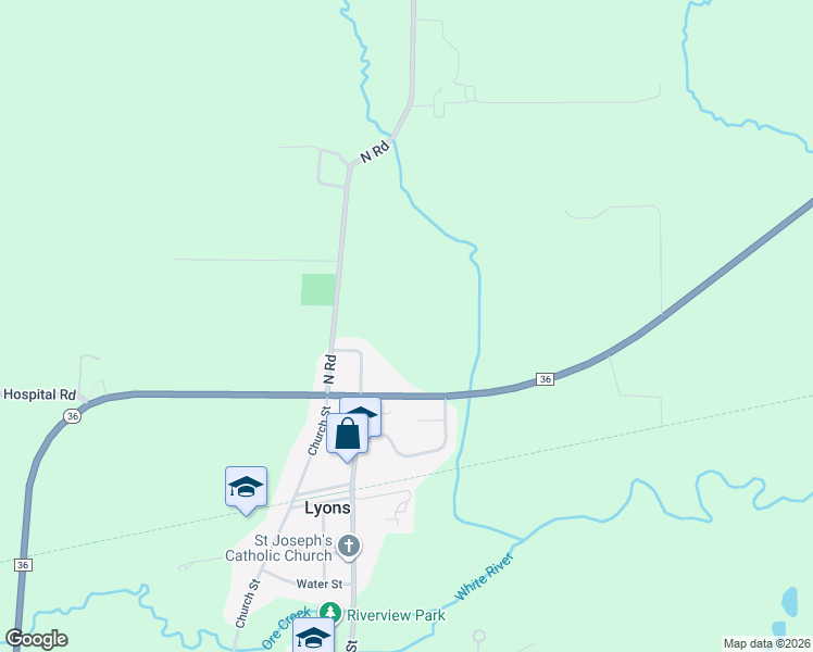 map of restaurants, bars, coffee shops, grocery stores, and more near 6042 Mill Street in Burlington