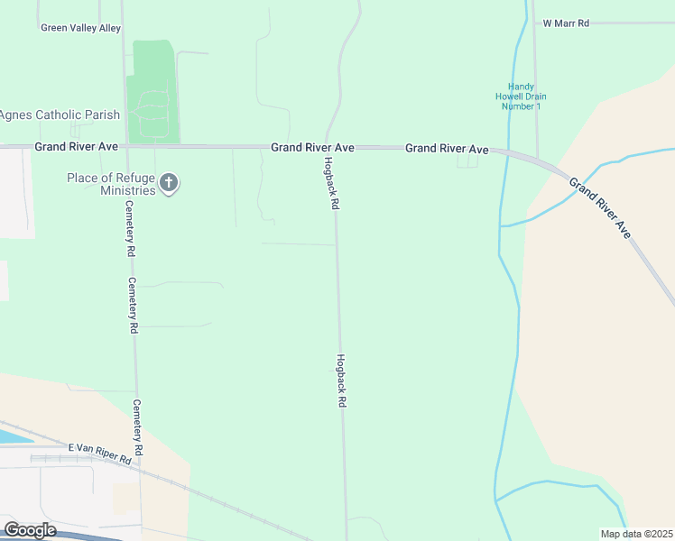 map of restaurants, bars, coffee shops, grocery stores, and more near 3639 Hogback Road in Fowlerville