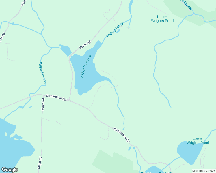 map of restaurants, bars, coffee shops, grocery stores, and more near 134 Deer Bay Road in Ashby