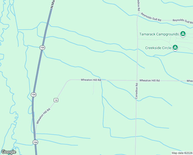 map of restaurants, bars, coffee shops, grocery stores, and more near 7619 Wheaton Hill Road in Springwater