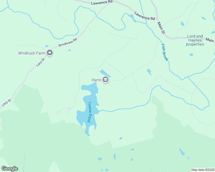 map of restaurants, bars, coffee shops, grocery stores, and more near 55 Towne Road in Boxford