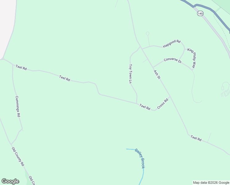map of restaurants, bars, coffee shops, grocery stores, and more near 360 Teel Road in Winchendon