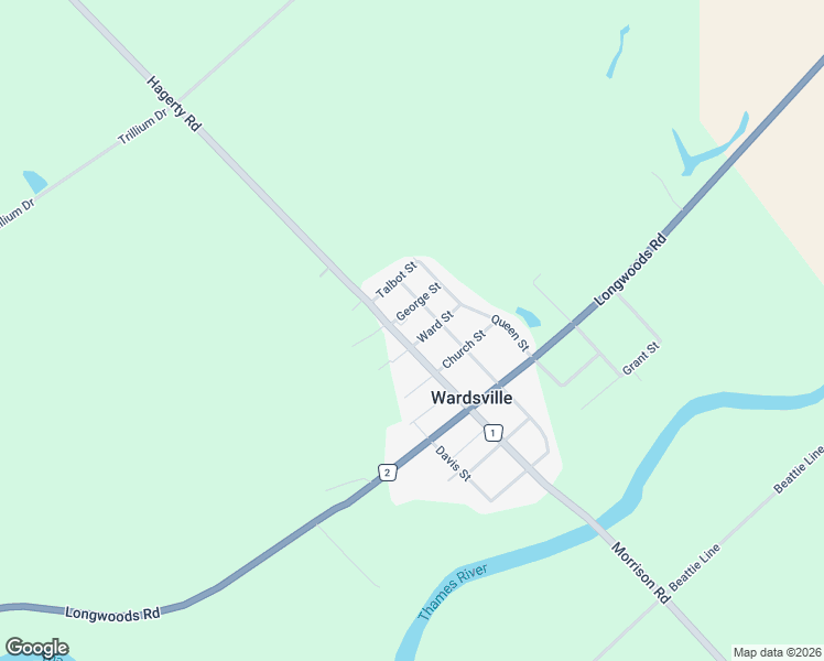 map of restaurants, bars, coffee shops, grocery stores, and more near 21986 Hagerty Road in Newbury