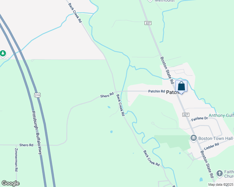 map of restaurants, bars, coffee shops, grocery stores, and more near 8300 Back Creek Road in Boston