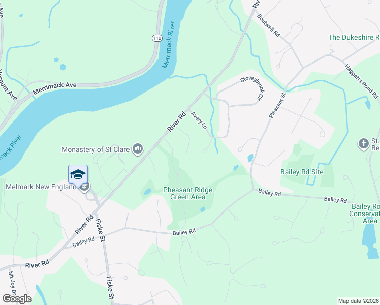 map of restaurants, bars, coffee shops, grocery stores, and more near 426 River Road in Andover