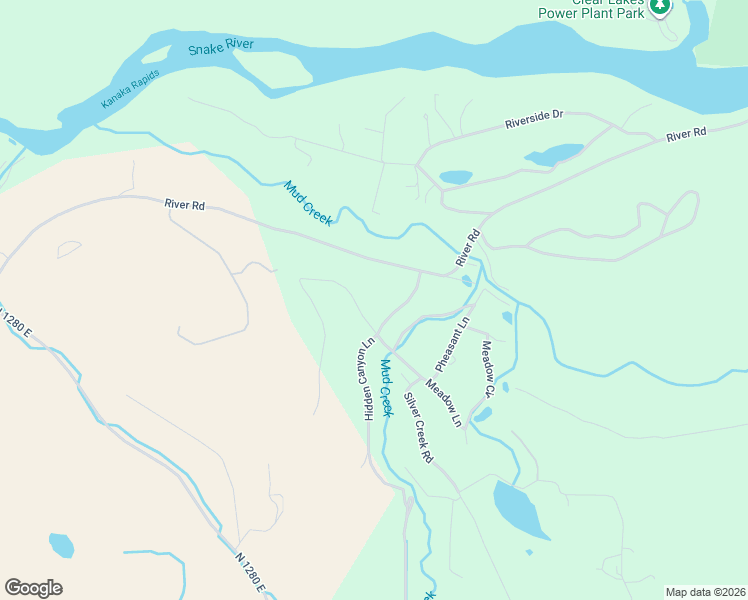 map of restaurants, bars, coffee shops, grocery stores, and more near 4523 Snake River Mesa Road in Buhl