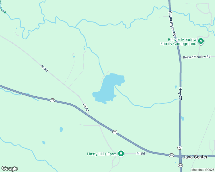 map of restaurants, bars, coffee shops, grocery stores, and more near 1083 Pit Road in Java Center