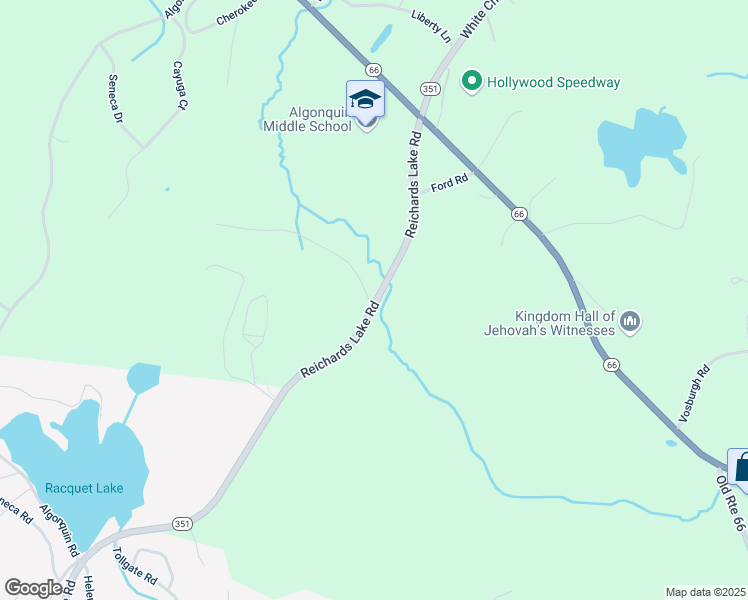 map of restaurants, bars, coffee shops, grocery stores, and more near 253 Reichards Lake Road in Averill Park