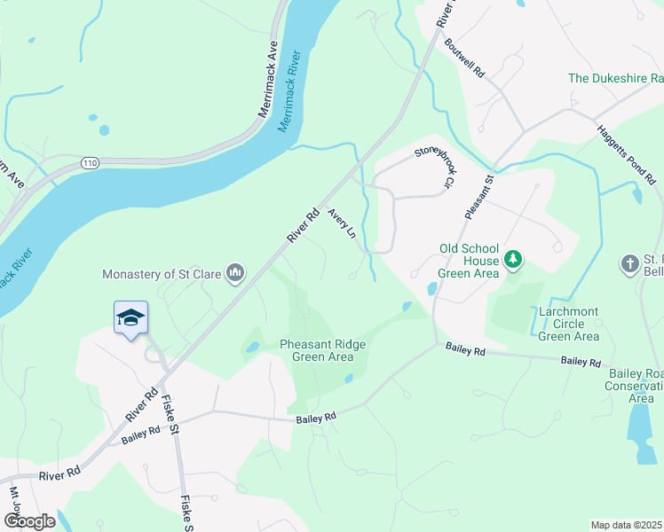 map of restaurants, bars, coffee shops, grocery stores, and more near 426 River Road in Andover