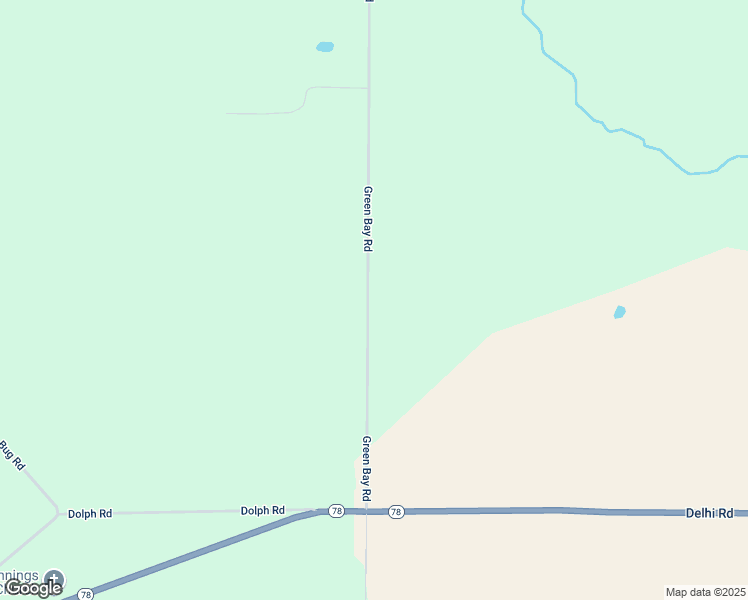 map of restaurants, bars, coffee shops, grocery stores, and more near 4825 Green Bay Road in Warsaw
