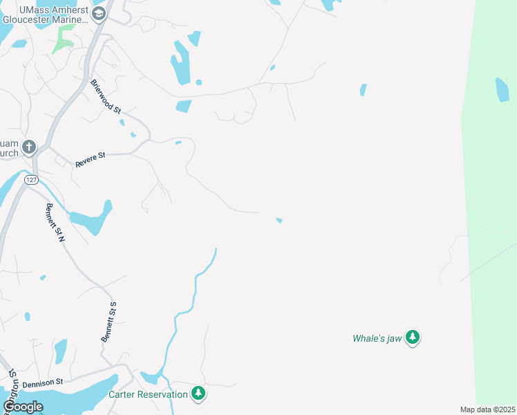 map of restaurants, bars, coffee shops, grocery stores, and more near 90 Revere Street in Gloucester