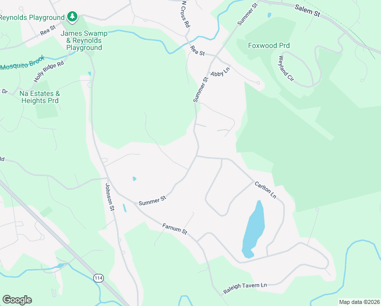 map of restaurants, bars, coffee shops, grocery stores, and more near 313 Summer Street in North Andover