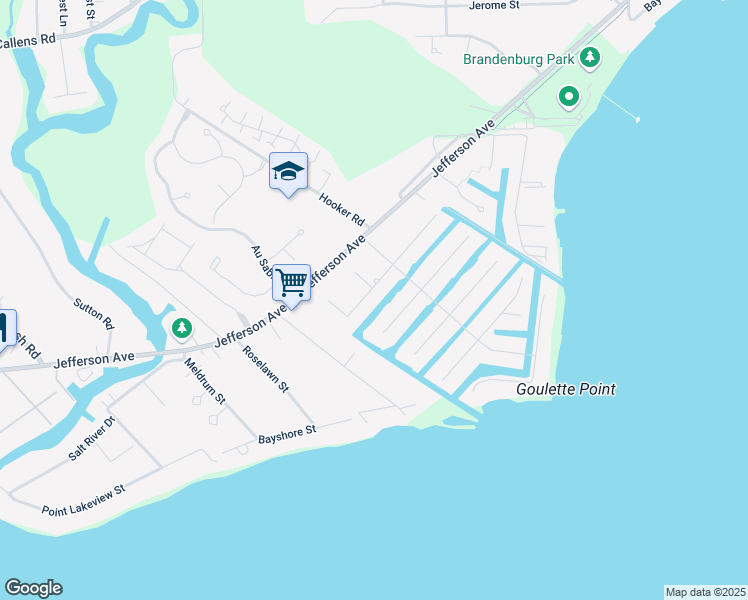 map of restaurants, bars, coffee shops, grocery stores, and more near 49515 Compass Point Drive in New Baltimore