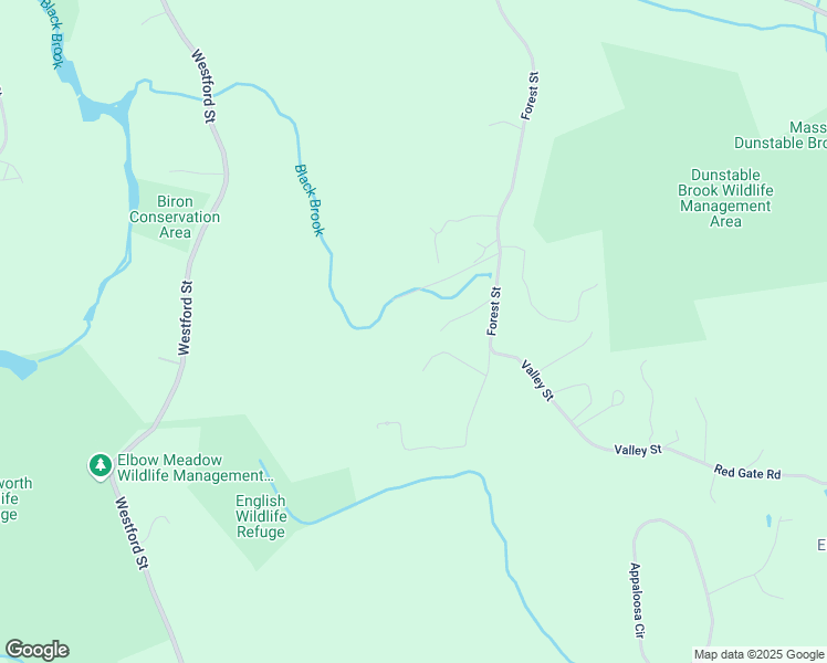 map of restaurants, bars, coffee shops, grocery stores, and more near 517 Forest Street in Dunstable