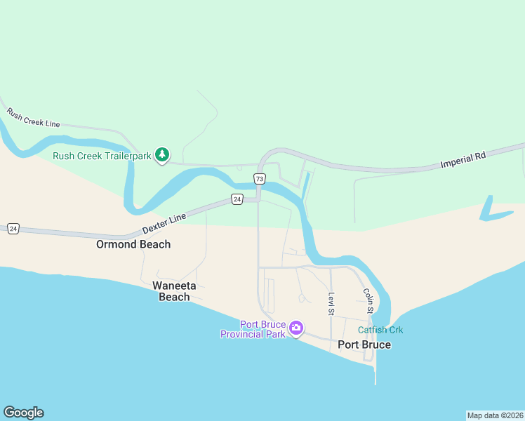 map of restaurants, bars, coffee shops, grocery stores, and more near 3612 Imperial Road in Aylmer