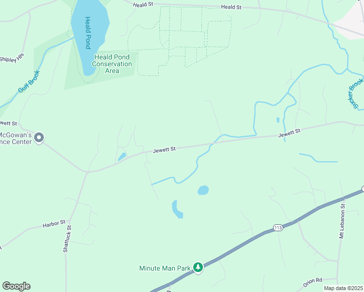 map of restaurants, bars, coffee shops, grocery stores, and more near 65 Jewett Street in Pepperell