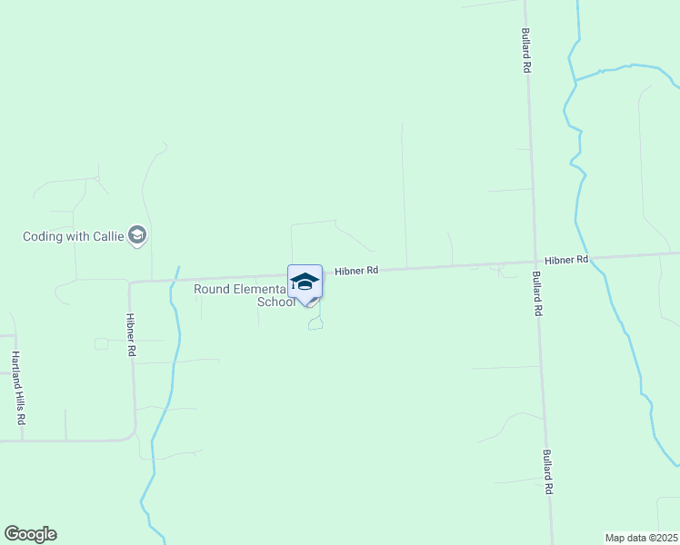 map of restaurants, bars, coffee shops, grocery stores, and more near 11550 Hibner Road in Hartland