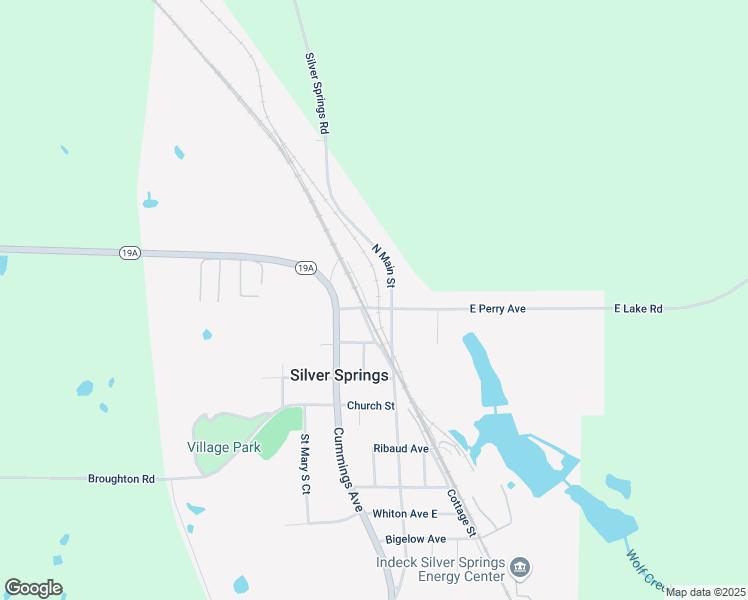 map of restaurants, bars, coffee shops, grocery stores, and more near 14 West Perry Avenue in Silver Springs