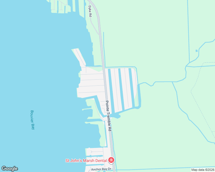 map of restaurants, bars, coffee shops, grocery stores, and more near 7436 Dyke Road in Clay Township