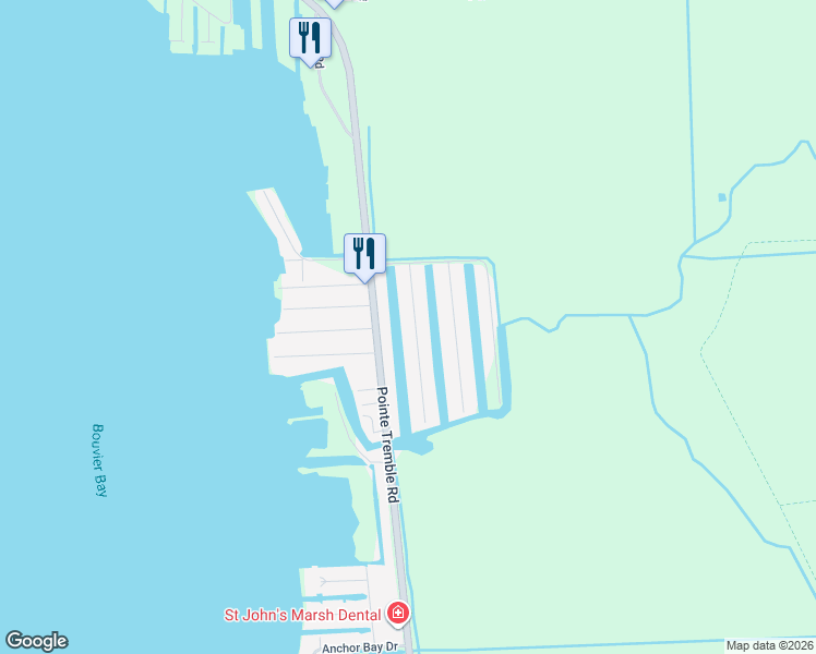 map of restaurants, bars, coffee shops, grocery stores, and more near 7332 Bealane Road in Clay Township