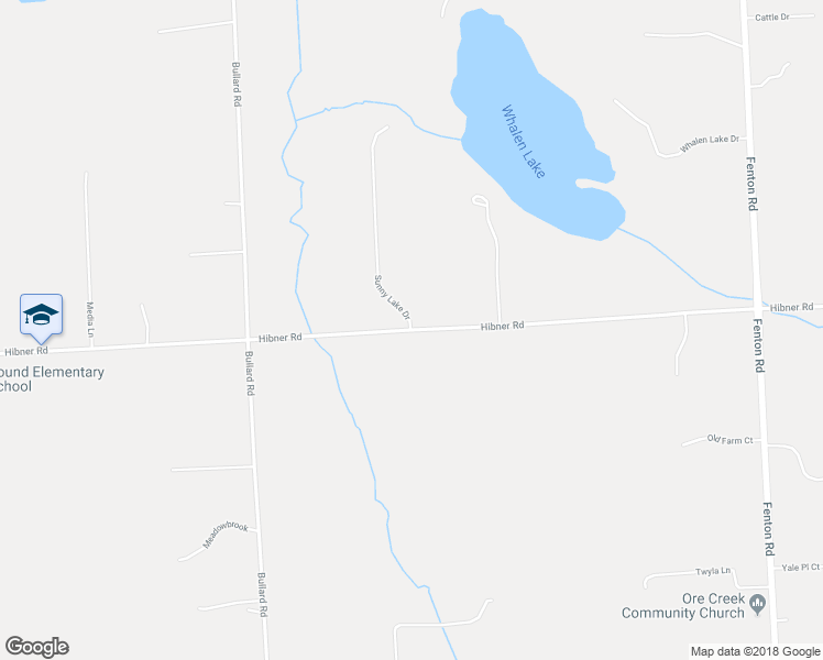 map of restaurants, bars, coffee shops, grocery stores, and more near 12393 Hibner Road in Hartland