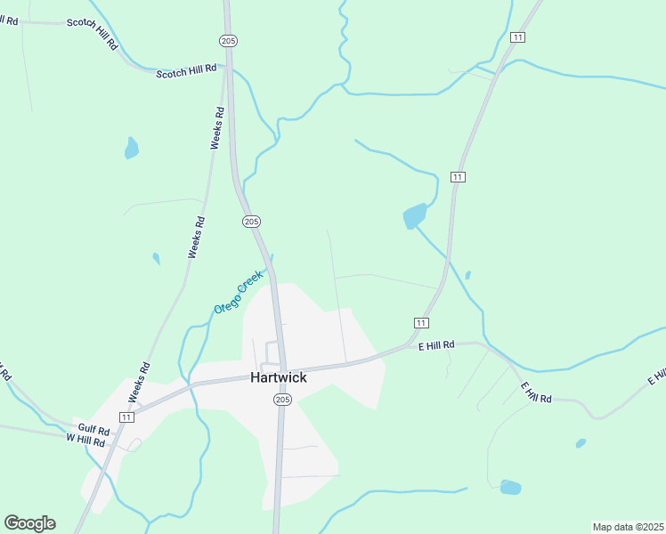 map of restaurants, bars, coffee shops, grocery stores, and more near 335 Wells Ave in Hartwick