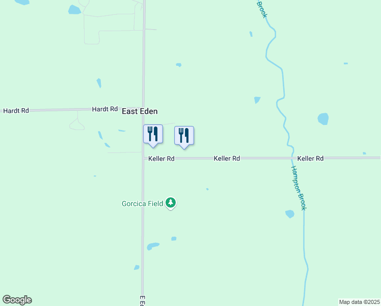 map of restaurants, bars, coffee shops, grocery stores, and more near 4284 Keller Road in Eden