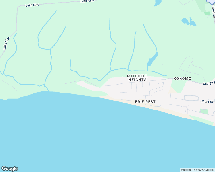 map of restaurants, bars, coffee shops, grocery stores, and more near 562 George Street in Port Stanley