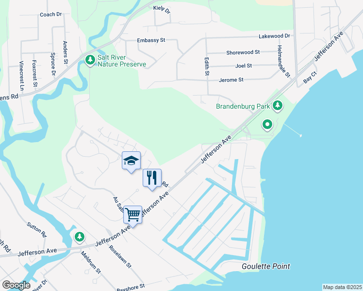 map of restaurants, bars, coffee shops, grocery stores, and more near in New Baltimore