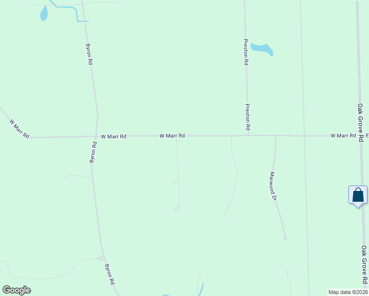 map of restaurants, bars, coffee shops, grocery stores, and more near 1315 West Marr Road in Howell