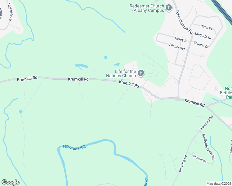 map of restaurants, bars, coffee shops, grocery stores, and more near 556 Krumkill Road in Albany