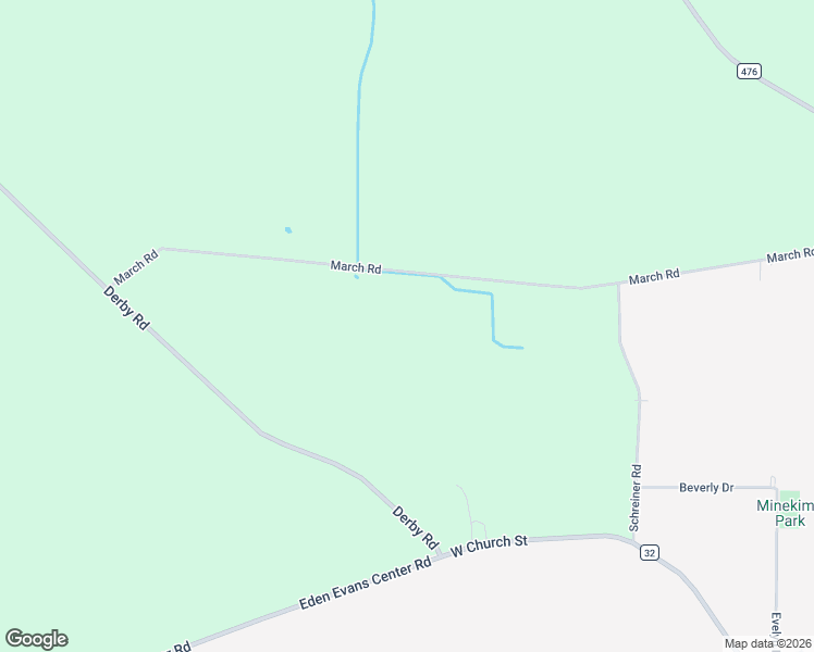 map of restaurants, bars, coffee shops, grocery stores, and more near 2345 March Road in Eden