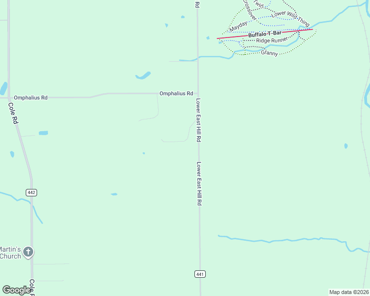 map of restaurants, bars, coffee shops, grocery stores, and more near 8026 Lower East Hill Road in Colden