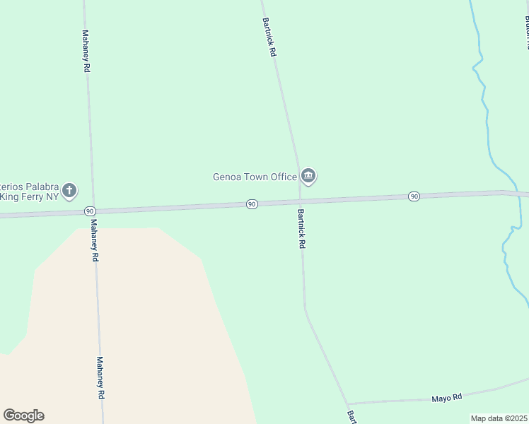 map of restaurants, bars, coffee shops, grocery stores, and more near 9252 New York 90 in King Ferry