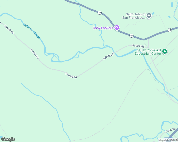 map of restaurants, bars, coffee shops, grocery stores, and more near 179 Patrick Road in Cobleskill