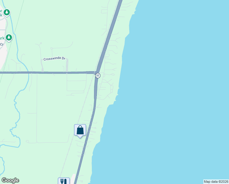 map of restaurants, bars, coffee shops, grocery stores, and more near 141 South Lakeshore Drive in Racine