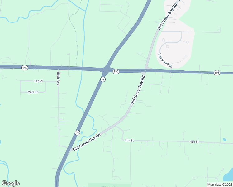 map of restaurants, bars, coffee shops, grocery stores, and more near 220 Old Green Bay Road in Kenosha