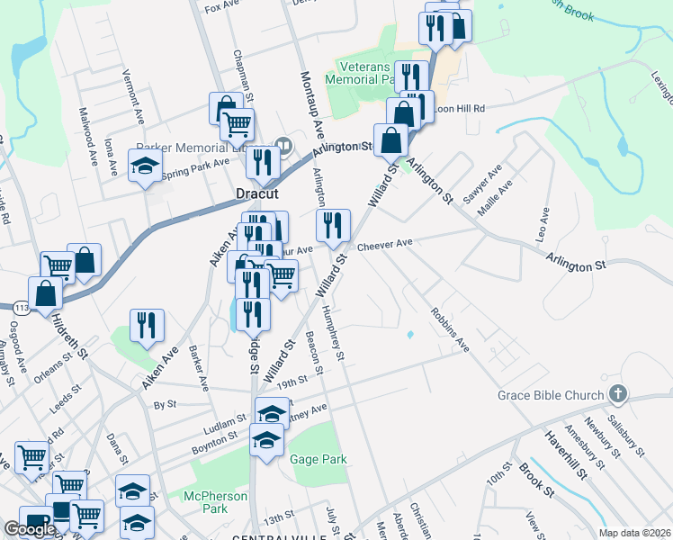 map of restaurants, bars, coffee shops, grocery stores, and more near 800 Boylston Street in Boston
