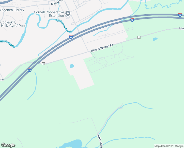 map of restaurants, bars, coffee shops, grocery stores, and more near 137 Red Tail Ridge in Cobleskill